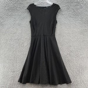 Lauren Ralph Lauren Dress Silk Polka Dot Flowy Fit & Flare